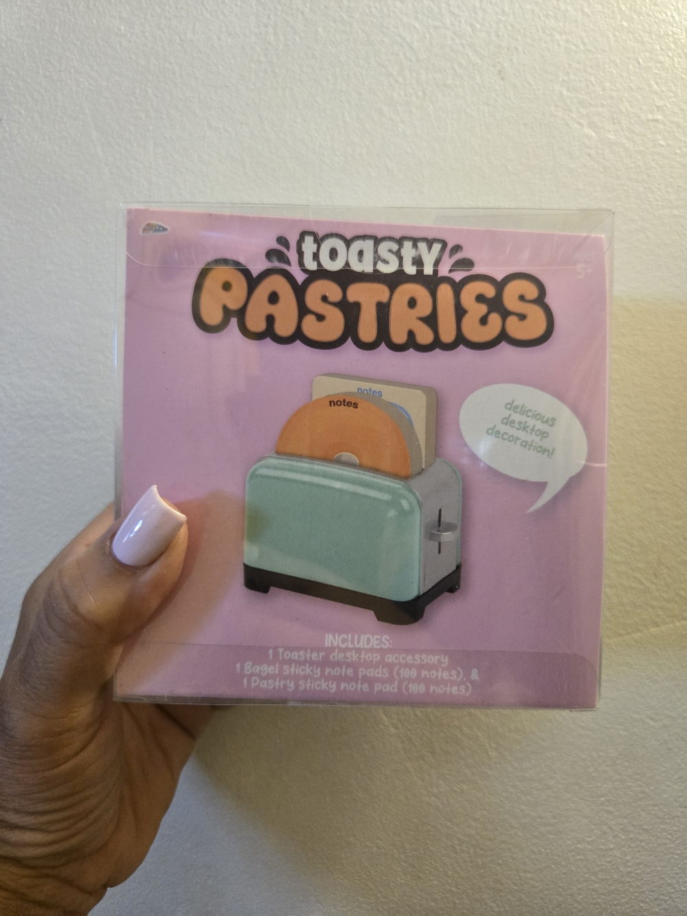 Toasty Pastries Mint Toaster Sticky Note Set